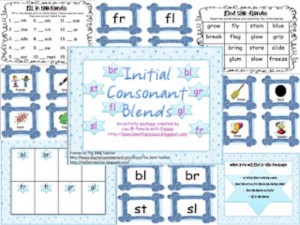 3 ELA Beginning Sounds and Blends Worksheets - Teach Junkie