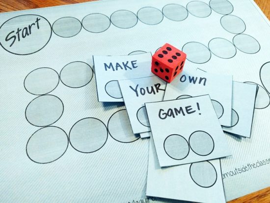 3 Free Game Boards to Make Your Own Center Activities - Teach Junkie