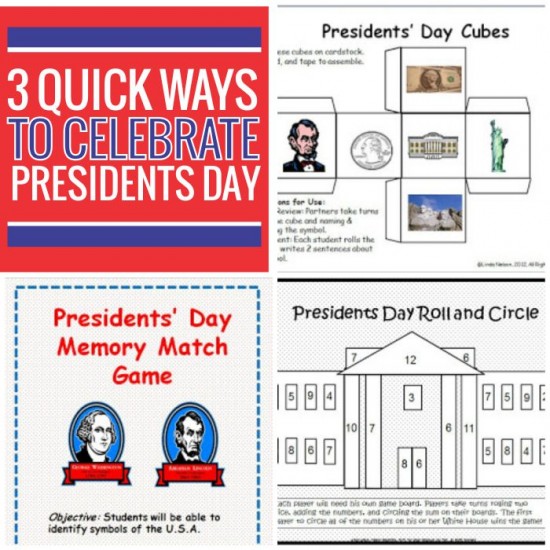 3 Quick Ways To Celebrate Presidents Day Teach Junkie