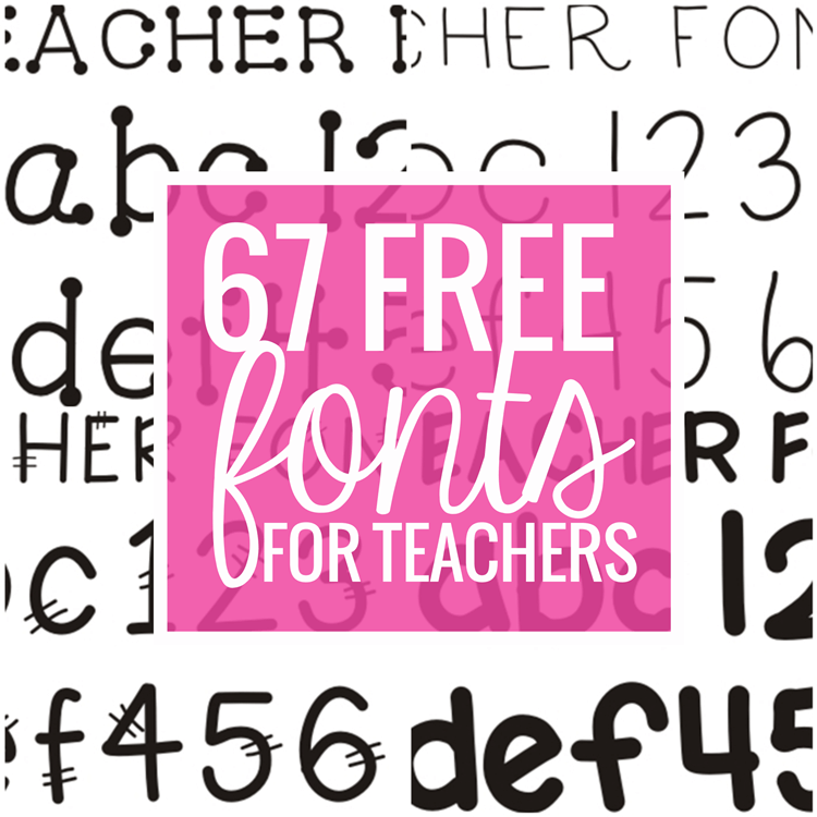 teacher fonts for mac free