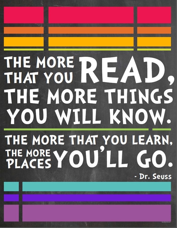 Dr. Seuss Quotes About Reading