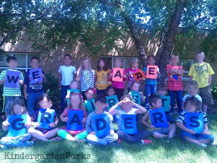 Free June Activities and Printable Resources - end of the year class photo