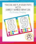 Playdough Number Mats 1-10 {Printable} - Teach Junkie