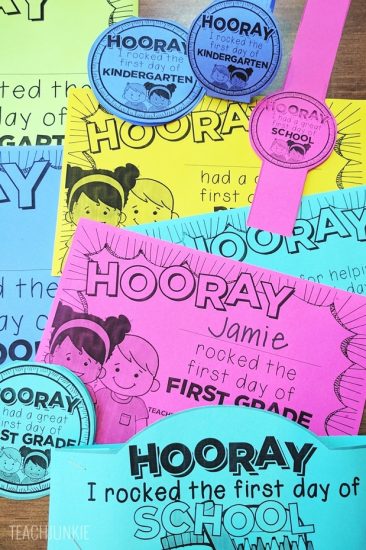 FREE Editable First Day of School Certificates - Teach Junkie