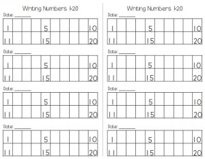 Writing Numbers to 120 Free Worksheets - Teach Junkie