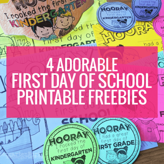 FREE First Day of School Headband Crowns - Teach Junkie